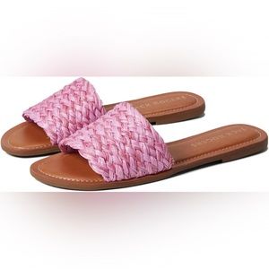 Jack Rogers Sabrina purple woven slide sandal 37